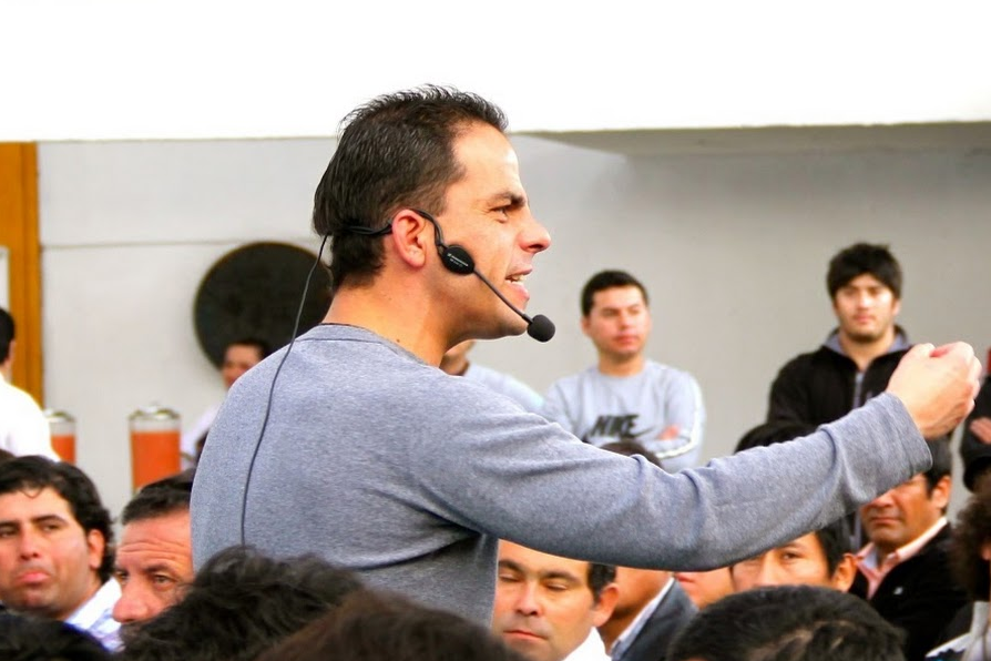 Marcelo Montiel en acción