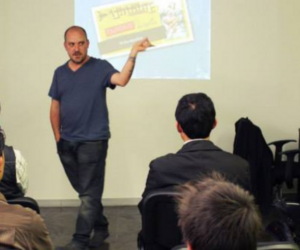 Enrique Palafox en acción