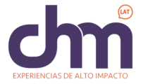 Logo actualizado de Charlas Motivacionales Latinoamérica con letras moradas y el lema "EXPERIENCIAS DE ALTO IMPACTO" en color naranja.